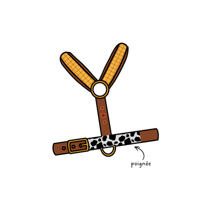 Infinity Paw - Harnais Le Cowboy (petits gabarits)